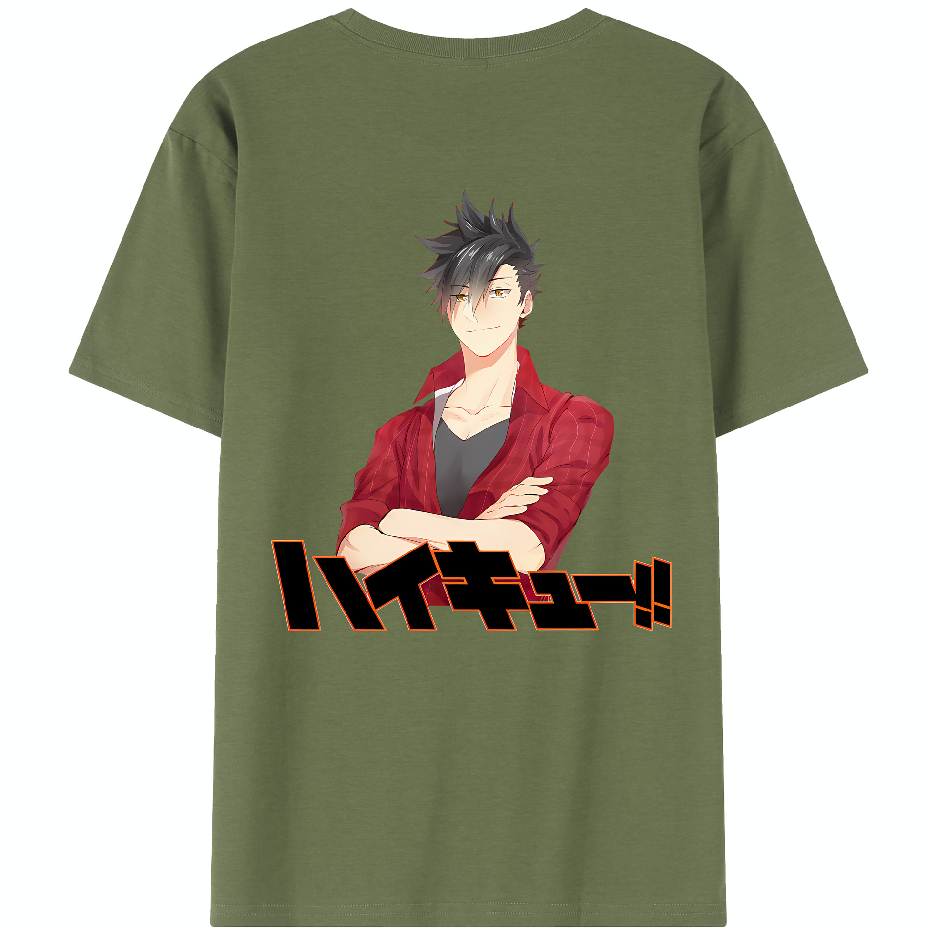 （画像用） ハイキュー!! Haikyu!! 綿100％半袖Tシャツ（背面プリント）